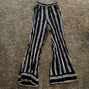 High waisted flare pant